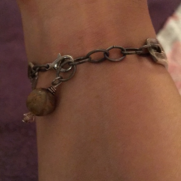 NWT Jasper Heart Antique Spoon Bracelet - Picture 3 of 5